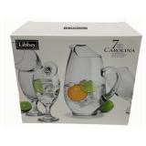 Libbey 7 Carolina Glass Set in Box