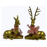 2 Deer Statues - 20 x 10