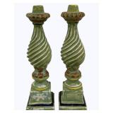 2 Candleholders - 21"