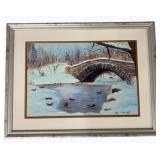 Framed Print of Bridge 17 x 23