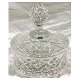 Crystal Candy DIsh w/ Lid - 6 x 7