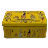 Quimper Metal Cookie Tin - 8 x 5 x 3