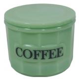 Jadeite Coffee Container 4x4"