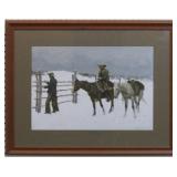 Fall of the Cowboy Giclï¿½e by Fredric Remington