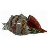 Dale Tiffany MuranoArt Glass Seashell - 16 x 8 x 8
