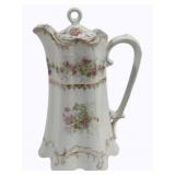 Victoria Austria Porcelain Chocolate Pot 10"
