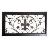 Fleur De Lis Decorative Panel 12 x 22