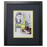 Still Life with Portrait Print Plate Sign