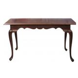 Queen Anne Mahogany Sofa Table - 28.5 x 52 x 16
