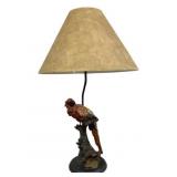 Decorative Table Lamp w/ Bird 30"