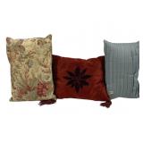 3 Throw Pillows