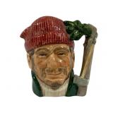 Royal Doulton The Lumberjack Toby Mug - 4"