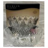 Shannon Dublin Crystal Bowl in Box - 8.5"
