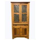 Vintage Punched Tin Pie Safe