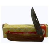 Kissing Cranes - Brown Mule Pocket Knife w/ Box