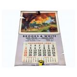 1960 Brooks & White Funeral Home Calendar