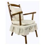 Vintage Arm Chair w/ Cushion 34 x 22 x 22