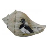 Hand Painted Decorative Conch Shell 4x8x6
