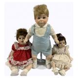 3 Baby Dolls - 1 w/ Stand