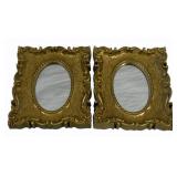 2 Framed Mirrors - 7.5 x 9