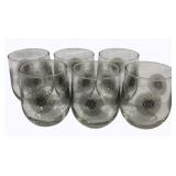 6 Atomic Bullseye Rock Glasses