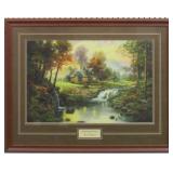 Mountain Retreat Giclï¿½e by Thomas Kinkade