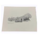 Plantation House Print - 14.5 x 11.5