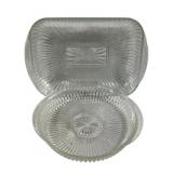 2 Glass Dishes 11" round, 14 x 10