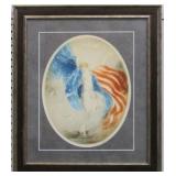 Miss America Print by Louis Icart