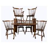 Vintage 7 Piece Dining Table & Chairs