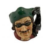 Royal Doulton Dick Turpin Toby Mug - 3.5"