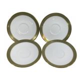 4 Royal Doulton Belvedere Saucers 6"