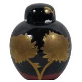 Oriental Ginger Jar (Chipped lid) 6.5"