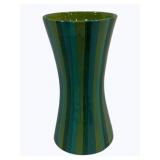 Striped Vase, chipped, 10"