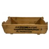 Wooden Ammunition Crate 8 x 24 x 12