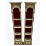 2 Trinket Miniature Shelves - 17 x 4 x 3