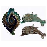 Lot of Assorted Art Glass Pendants