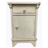 Painted Bedside Stand, 1 Door & Drawer