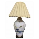 Italianate Pottery Lamp 34"