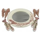5pc. Set Mirror Ballet & Wall Art