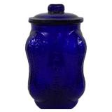 Blue Planters Peanut Jar 14"