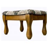 Upholstered Top Footstool 9 x 15 x 11
