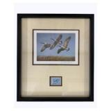 North Dakota First of State Stamp Print