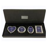 Dansk Silver Plated Miniature PIcture Frames w/box