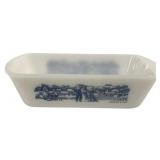 Glasbake Currier & Ives J-522 Loaf Pan