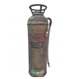 Vintage Buffalo Copper Fire Extinguisher