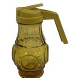 Amber Glass Syrup Dispenser - 7"