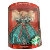 1995 Happy Holidays Barbie - 14 x 11 x 4