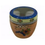 Japanese lusterware planter - 4.5" tall