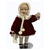 Vintage Doll w/ Stand - 15"